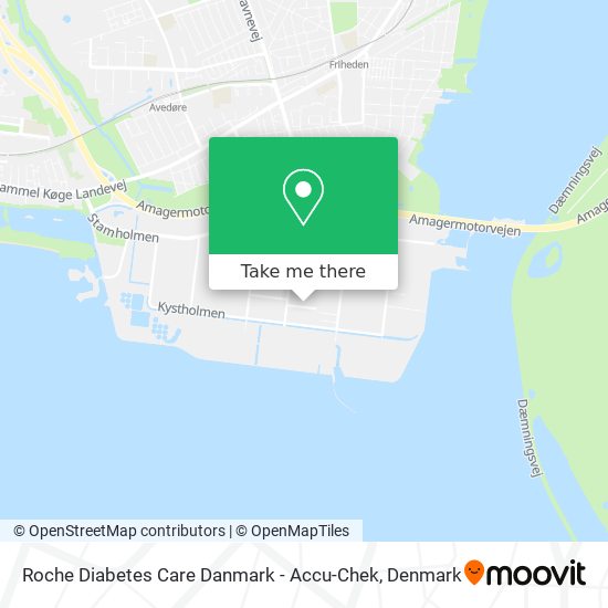 Roche Diabetes Care Danmark - Accu-Chek map