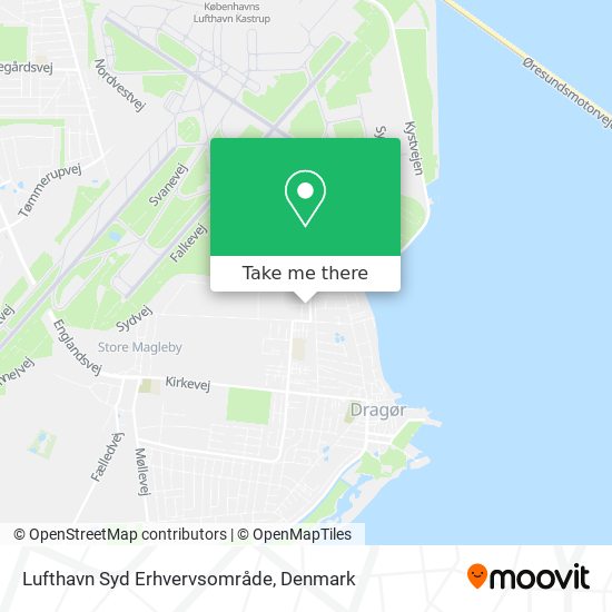 Lufthavn Syd Erhvervsområde map