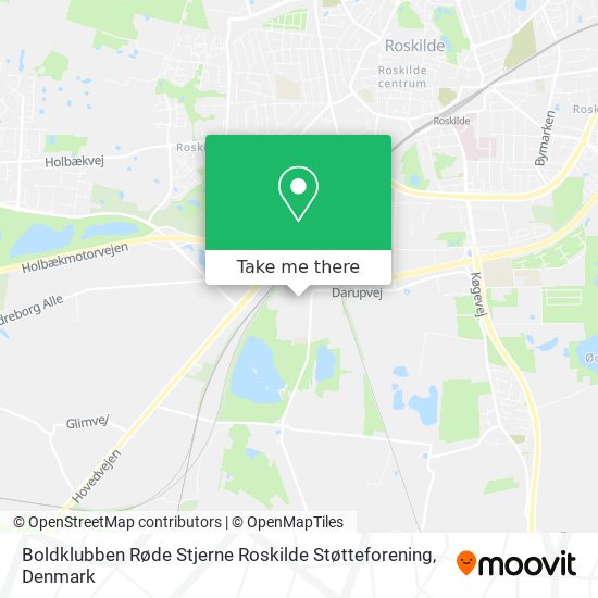 Boldklubben Røde Stjerne Roskilde Støtteforening map