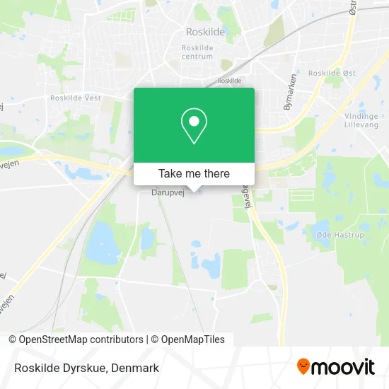 Roskilde Dyrskue map