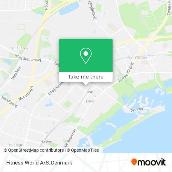 Fitness World A/S map