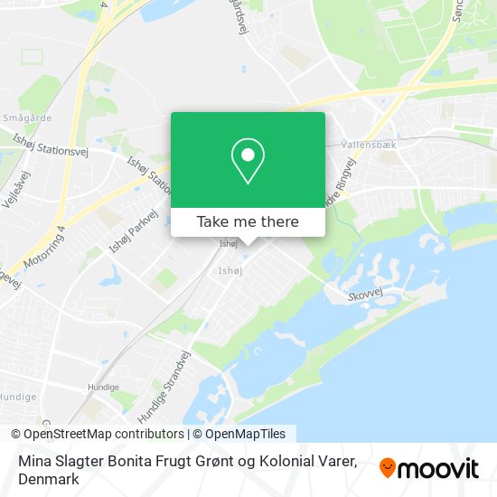 Mina Slagter Bonita Frugt Grønt og Kolonial Varer map