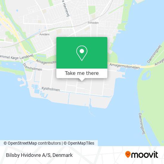 Bilsby Hvidovre A/S map