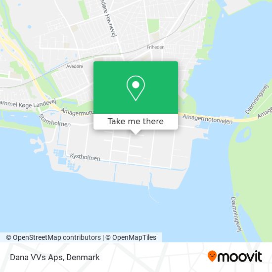 Dana VVs Aps map