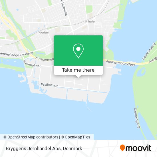 Bryggens Jernhandel Aps map