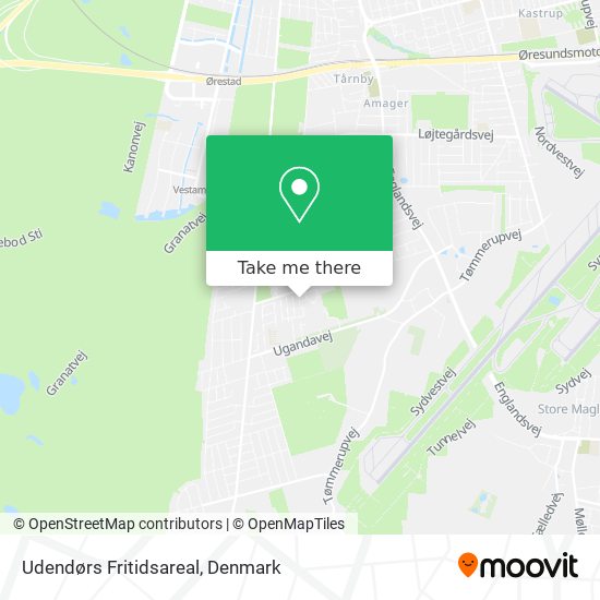 Udendørs Fritidsareal map