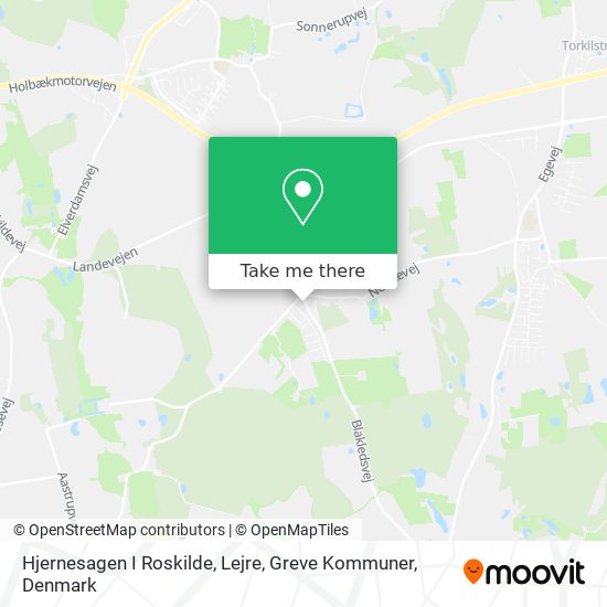 Hjernesagen I Roskilde, Lejre, Greve Kommuner map