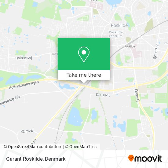 Garant Roskilde map