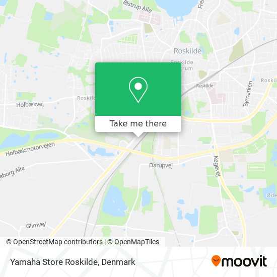 Yamaha Store Roskilde map