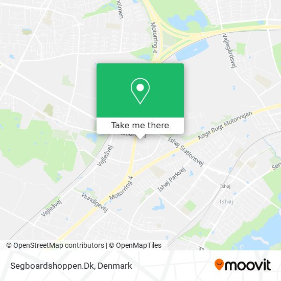 Segboardshoppen.Dk map