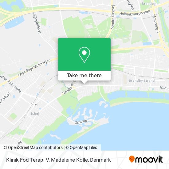 Klinik Fod Terapi V. Madeleine Kolle map