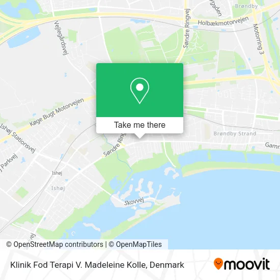 Klinik Fod Terapi V. Madeleine Kolle map