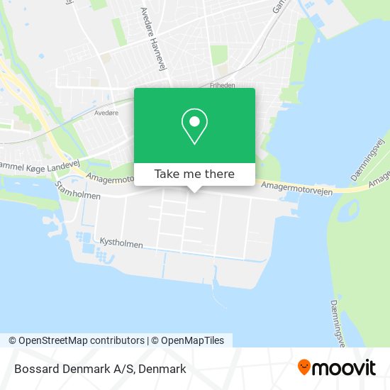 Bossard Denmark A/S map