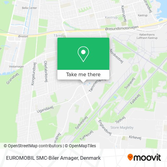 EUROMOBIL SMC-Biler Amager map