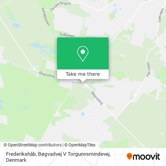 Frederikshåb, Bøgvadvej V Torgunnsmindevej map