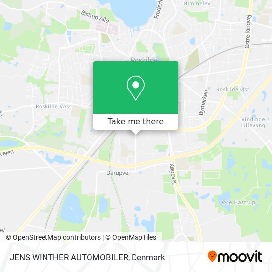 JENS WINTHER AUTOMOBILER map