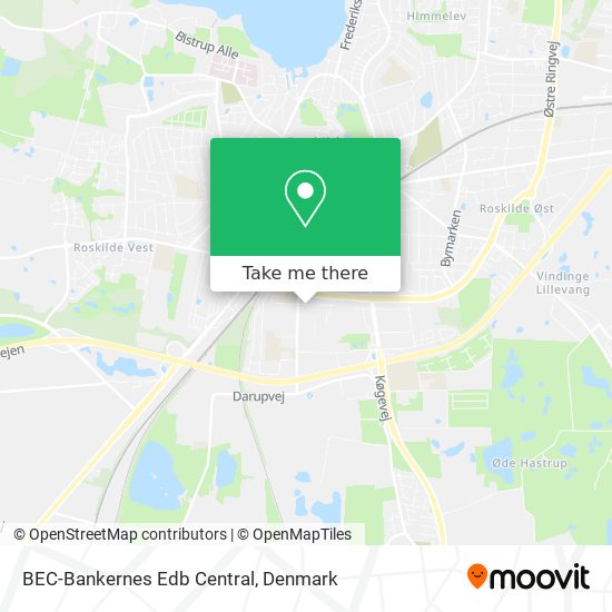 BEC-Bankernes Edb Central map