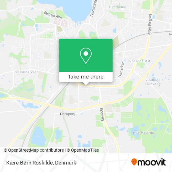 Kære Børn Roskilde map