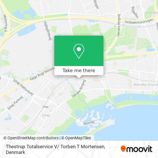 Thestrup Totalservice V/ Torben T Mortensen map