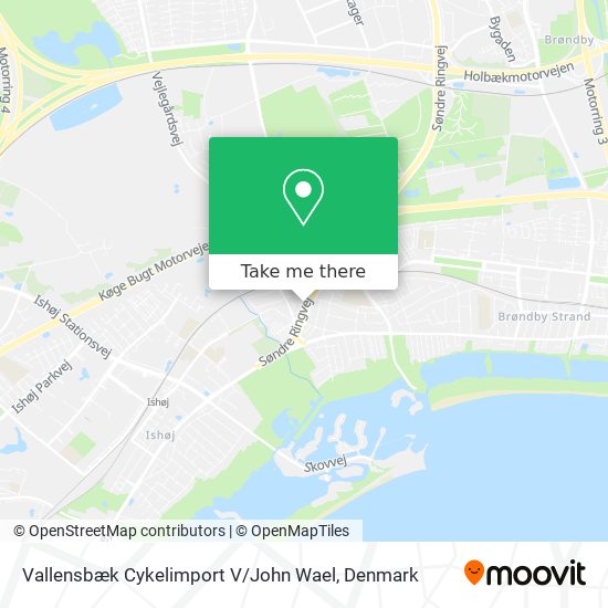 Vallensbæk Cykelimport V / John Wael map