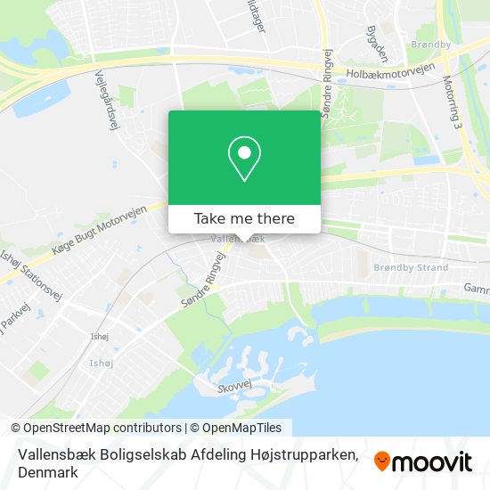 Vallensbæk Boligselskab Afdeling Højstrupparken map