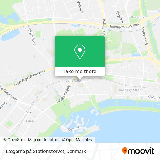 Lægerne på Stationstorvet map