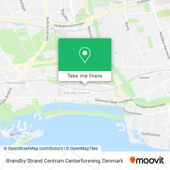 Brøndby Strand Centrum Centerforening map