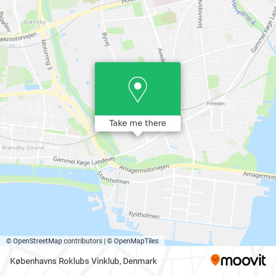Københavns Roklubs Vinklub map