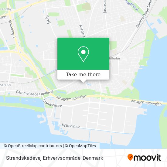 Strandskadevej Erhvervsområde map