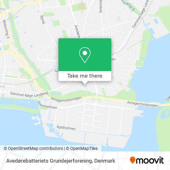 Avedørebatteriets Grundejerforening map