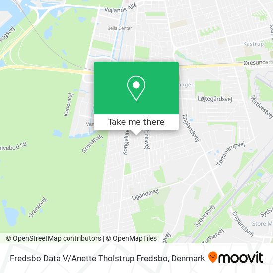 Fredsbo Data V / Anette Tholstrup Fredsbo map