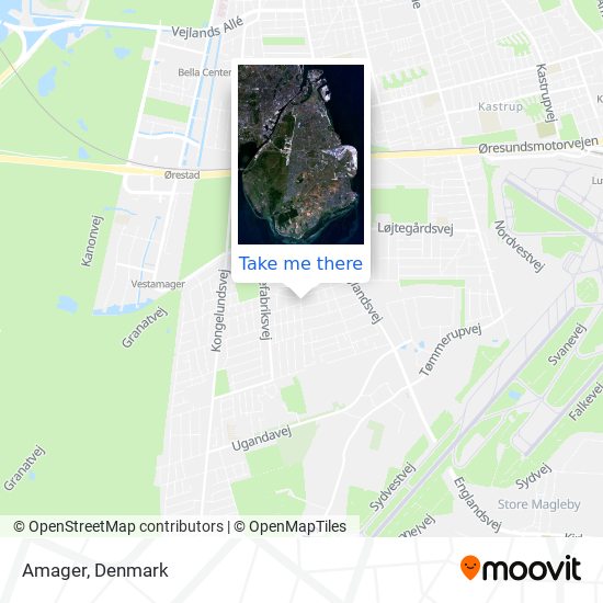 Amager map