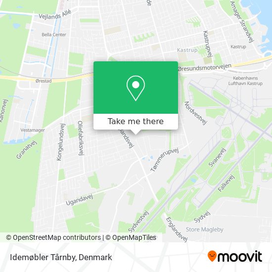 Idemøbler Tårnby map