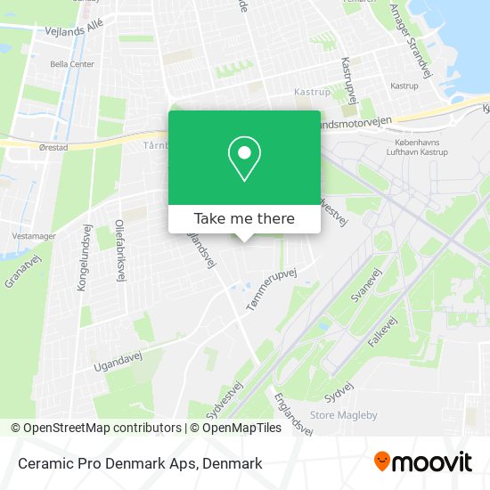 Ceramic Pro Denmark Aps map