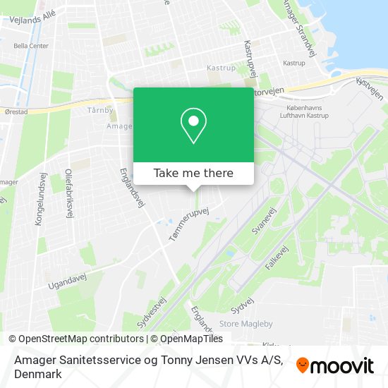 Amager Sanitetsservice og Tonny Jensen VVs A / S map