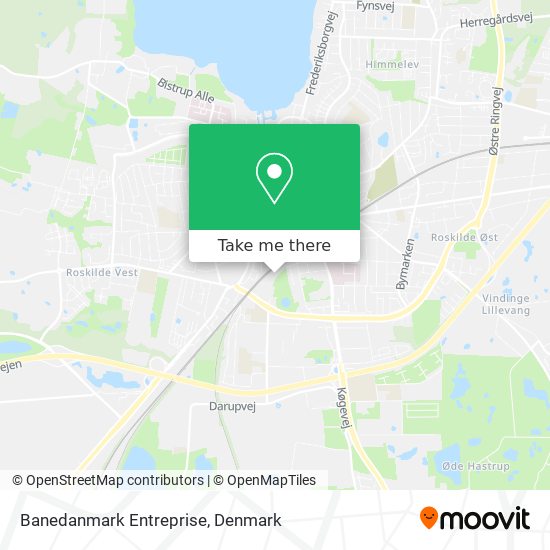 Banedanmark Entreprise map