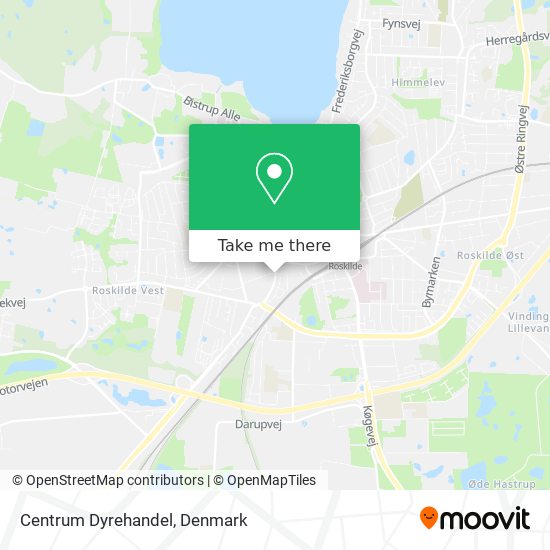 Centrum Dyrehandel map