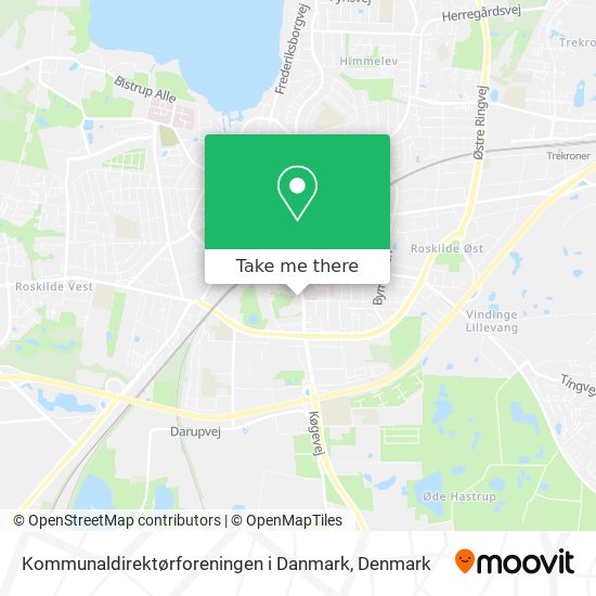 Kommunaldirektørforeningen i Danmark map