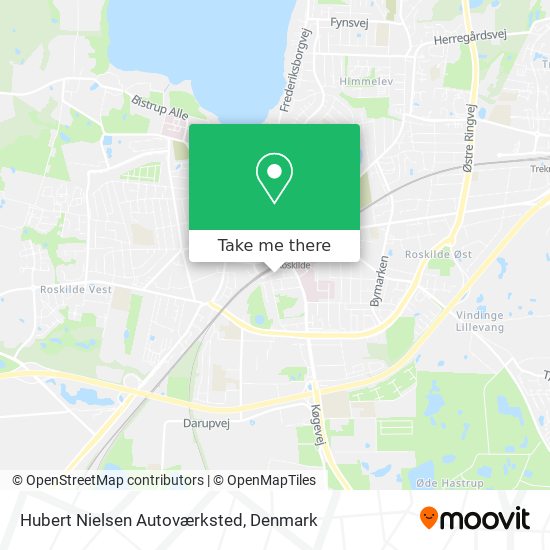 Hubert Nielsen Autoværksted map