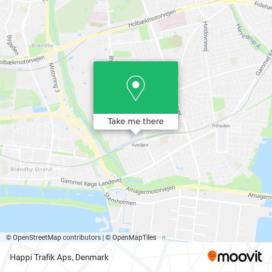 Happi Trafik Aps map