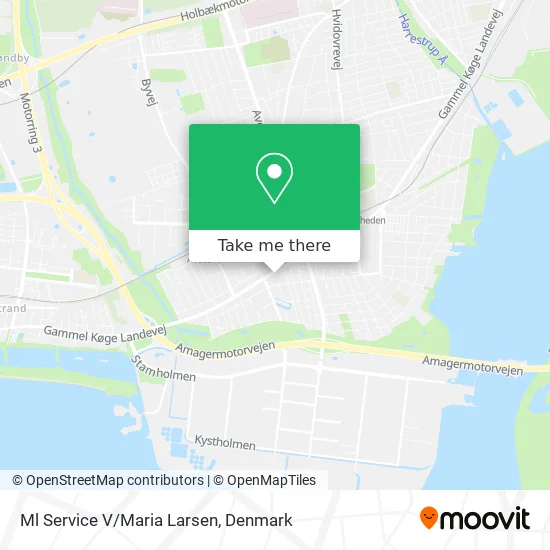 Ml Service V/Maria Larsen map