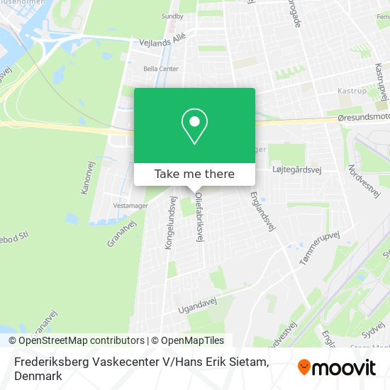Frederiksberg Vaskecenter V / Hans Erik Sietam map