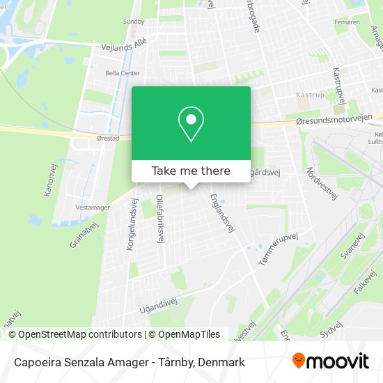 Capoeira Senzala Amager - Tårnby map