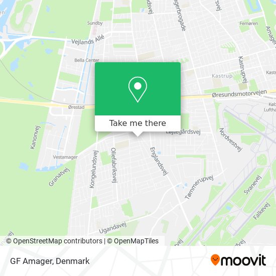 GF Amager map