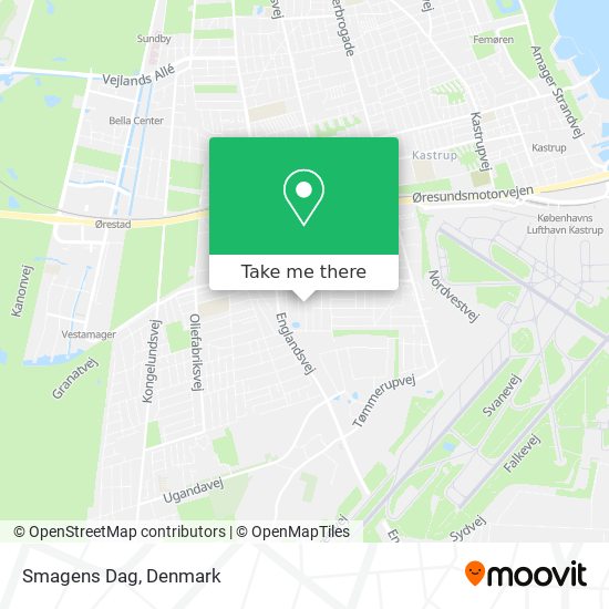 Smagens Dag map