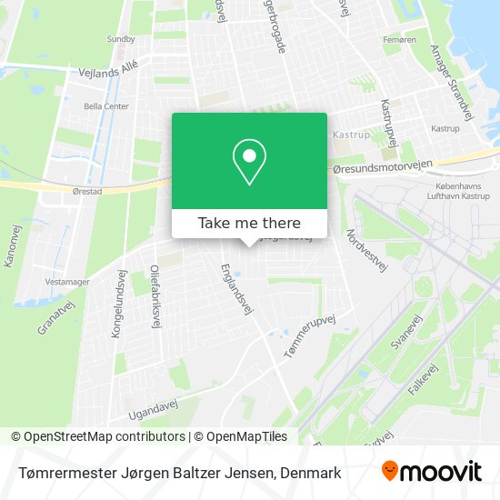 Tømrermester Jørgen Baltzer Jensen map