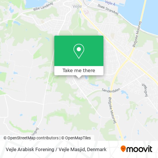 Vejle Arabisk Forening / Vejle Masjid map