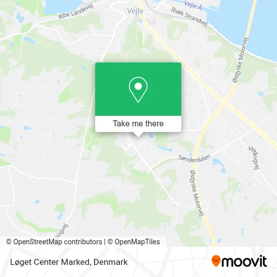 Løget Center Marked map