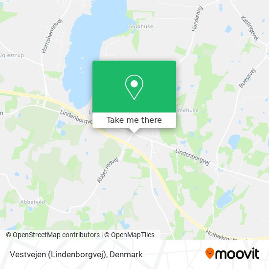 Vestvejen (Lindenborgvej) map