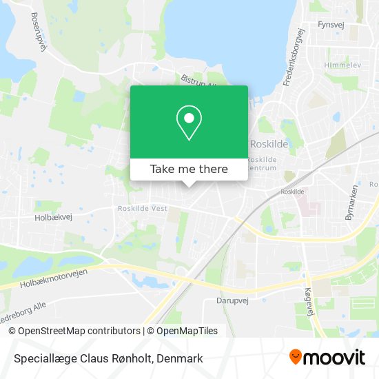 Speciallæge Claus Rønholt map